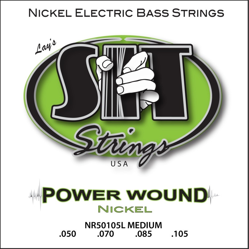 Струны для бас-гитары SIT NR50105L Power Wound Nickel Electric Bass Strings Medium 50/105