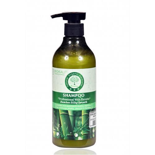 Шампунь для волос Укрепляющий Wokali Prof Natural Organic Bamboo 550мл
