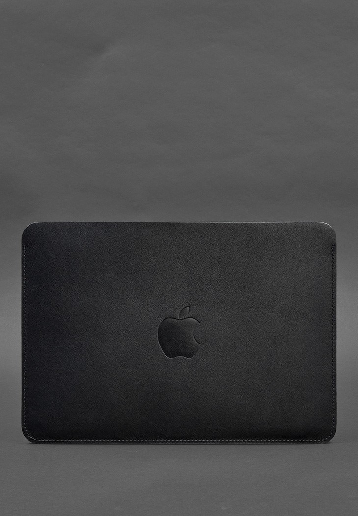 Чохол із натуральної шкіри для MacBook 13 дюйм Синій Краст BlankNote