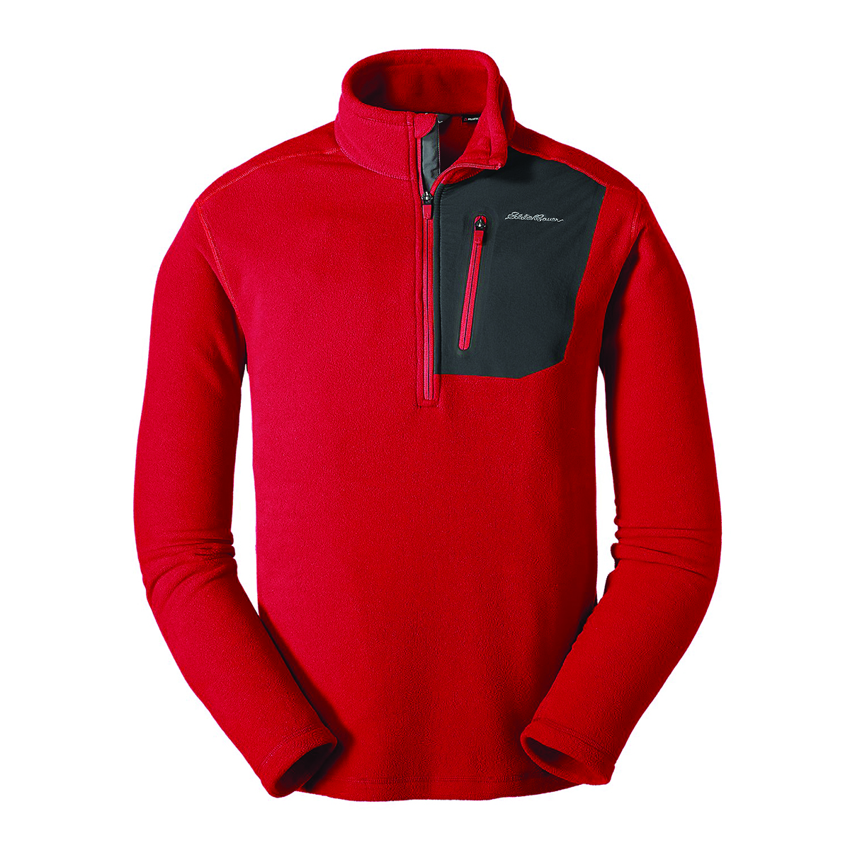 Кофта Eddie Bauer Men Cloud Layer Pro 1/4-Zip Pullover L Червоний (2067CARD-L)