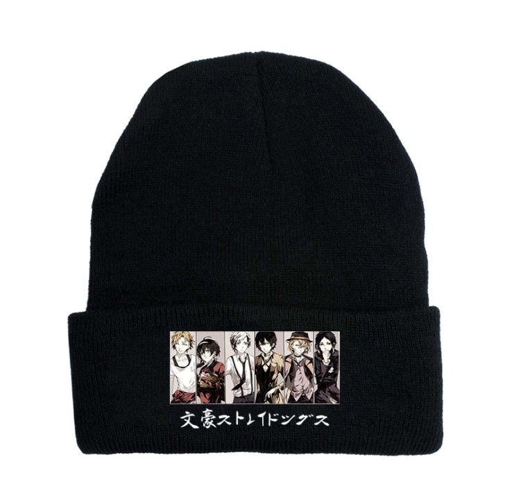 Шапка Jsstore Аниме Бродячие Псы One size Черная