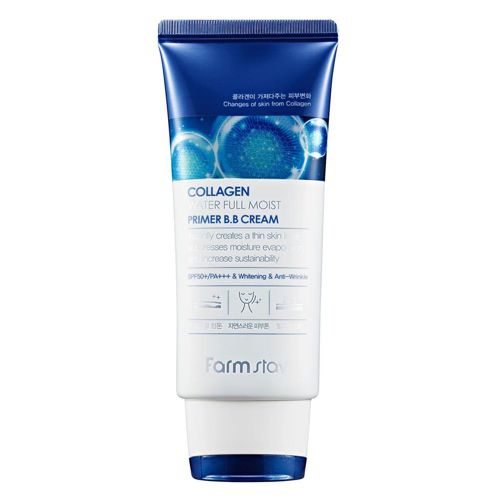 Зволожуючий ББ крем із колагеном Farmstay Collagen Water Full Moist Primer Bb Cream 50 г
