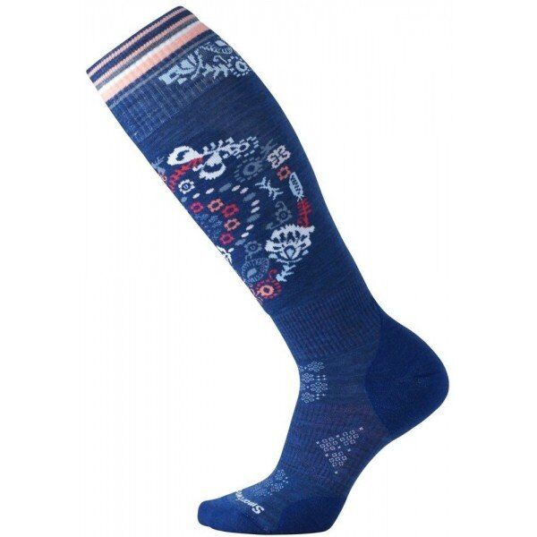 Шкарпетки Smart Wool Wm's PhD Ski Light Elite Pattern Dark Blue M (1033-SW 01369.491-M)