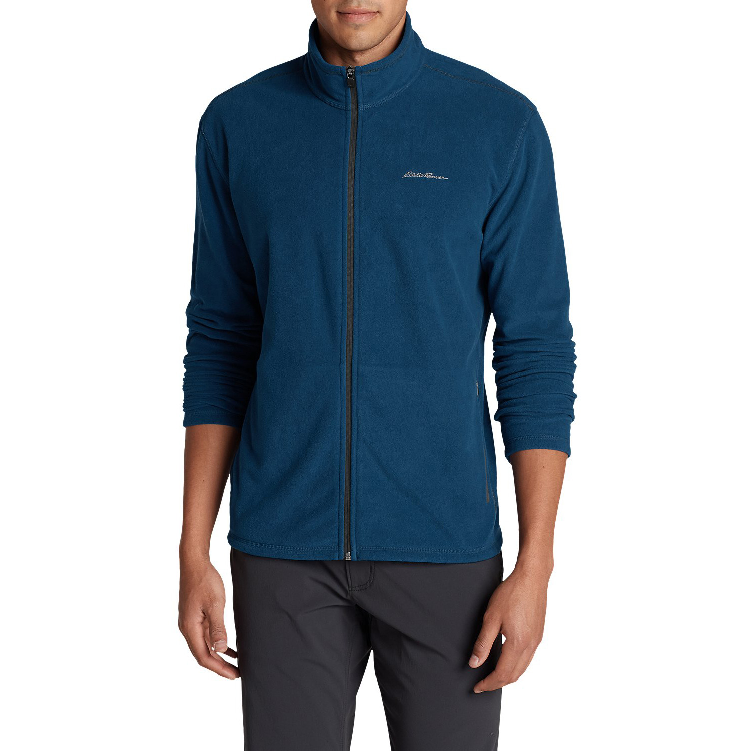 Кофта Eddie Bauer Mens Quest Fleece Full-Zip Jacket COAST XL Темно-синя (0064CS-XL)