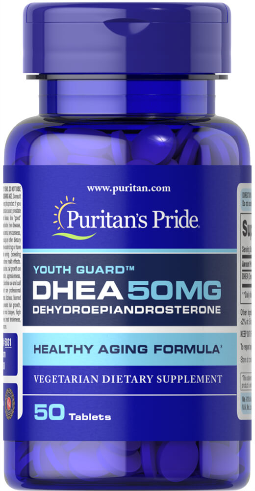 Дегидроэпиандростерон Puritans Pride 50 мг 50 таблеток (31109)