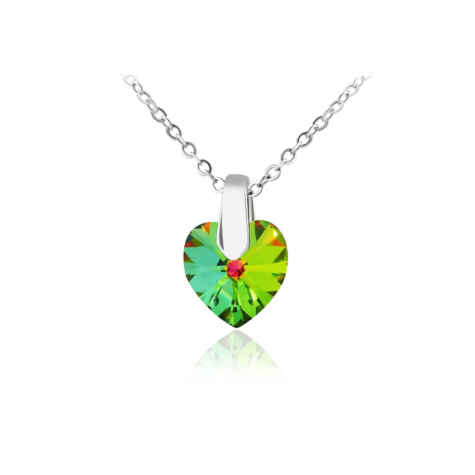 Кулон KOBI Heart Small зі Swarovski 9x10 мм (7430-2259-56-32)