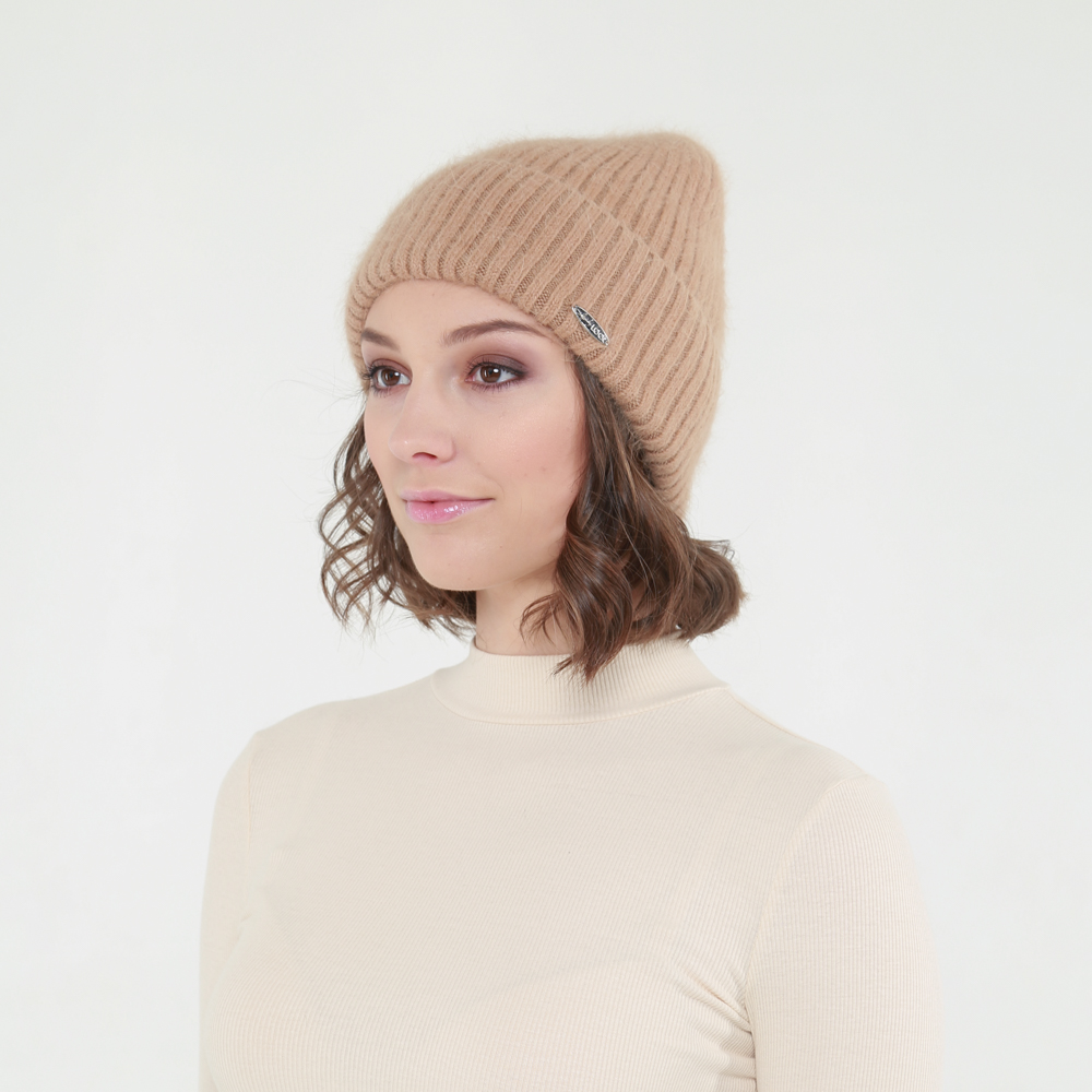 Шапка LuckyLOOK бини 705-518 One size Коричневый