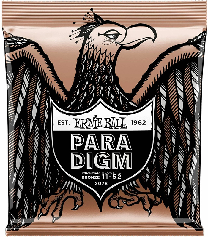 Струни для акустичної гітари Ernie Ball 2078 Paradigm Light Phosphor Bronze Acoustic 11/52