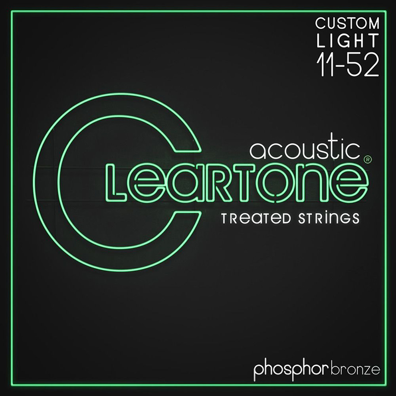 Струны для акустической гитары Cleartone 7411 Acoustic Phosphor Bronze Custom Light 11/52