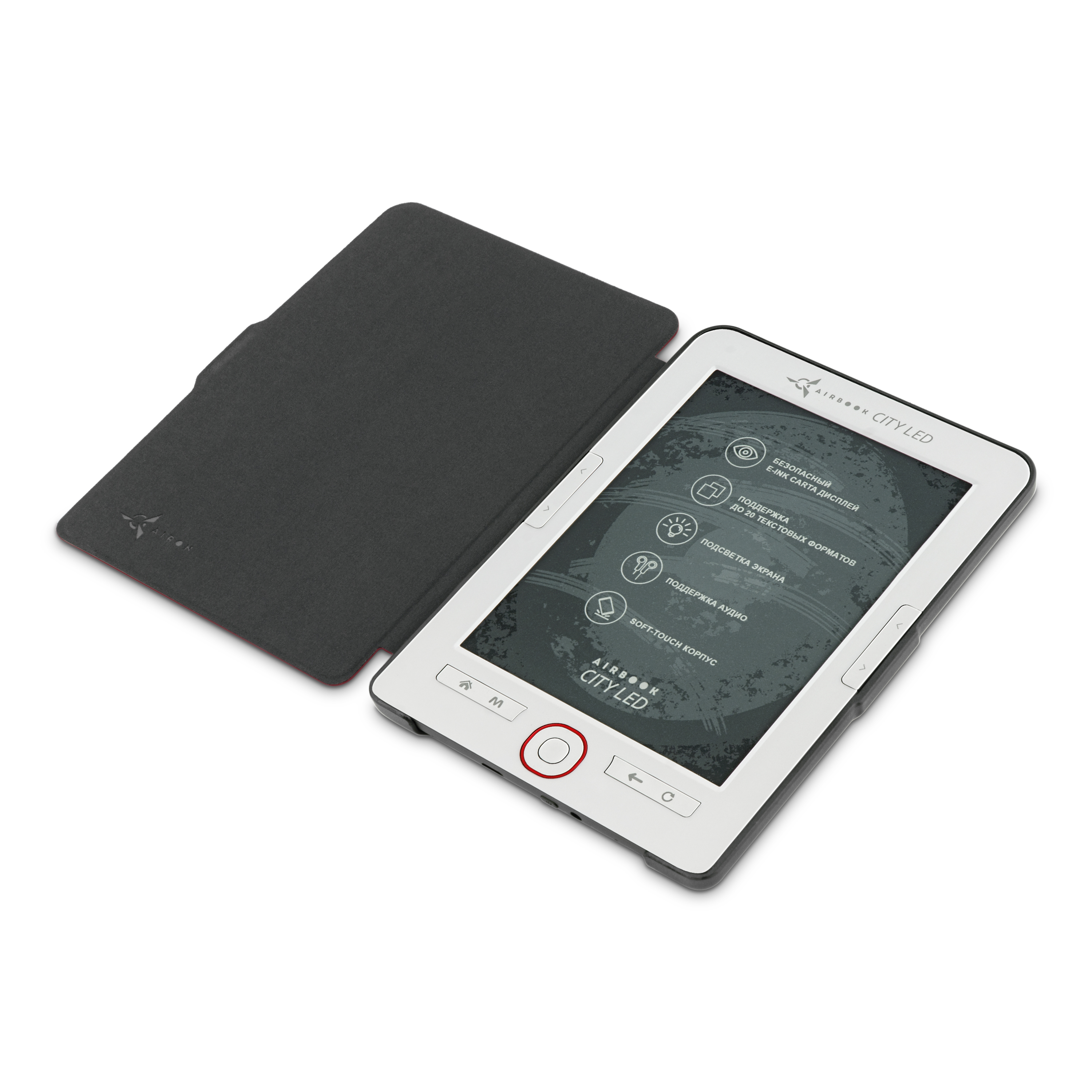 Обкладинка AIRON Premium для AirBook City Base/LED Red