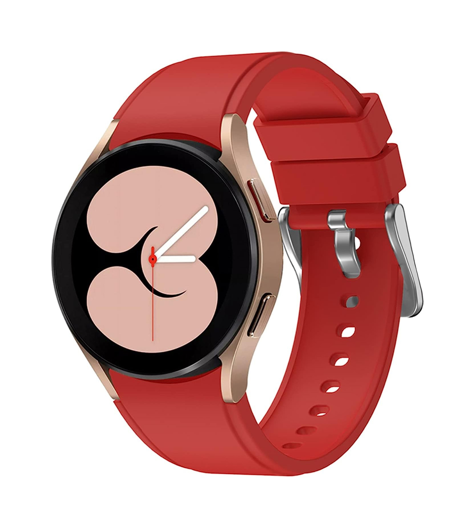 Ремінець силіконовий для смарт годинника BeWatch Four Samsung Galaxy Watch 4 / 5 / Pro Червоний (0133302)
