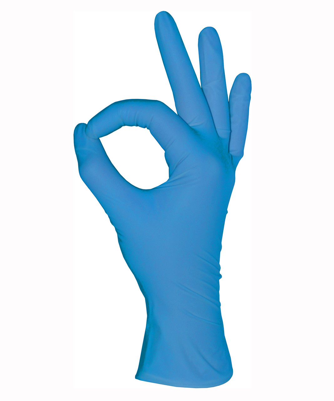 Перчатки нитриловые Mediok Nitrile Optima L 100шт Голубые (1087)
