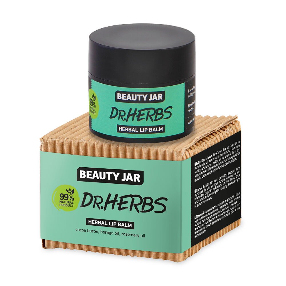 Травяной бальзам для губ Dr.Herbs Beauty Jar 15 мл