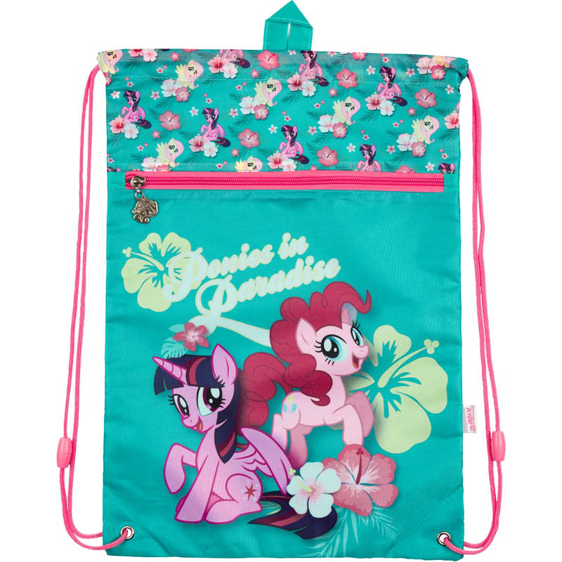 Сумка для взуття з кишенею Kite My Little Pony Бірюзова (LP18-601M-1)