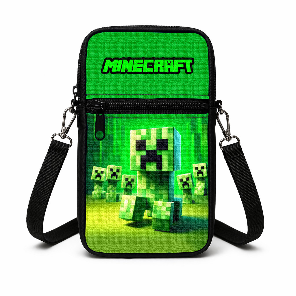 Дитяча сумка через плечо Minecraft 19×10×5 см поліестер різнокольорова