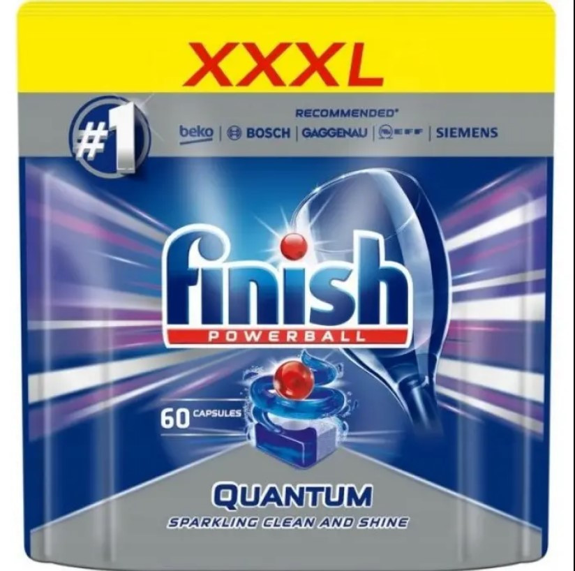 Таблетки для посудомоечных машин Finish Quantum 60 шт