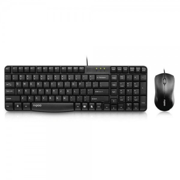 Комплект клавіатура та миша Rapoo N1850 Black (F00140677)