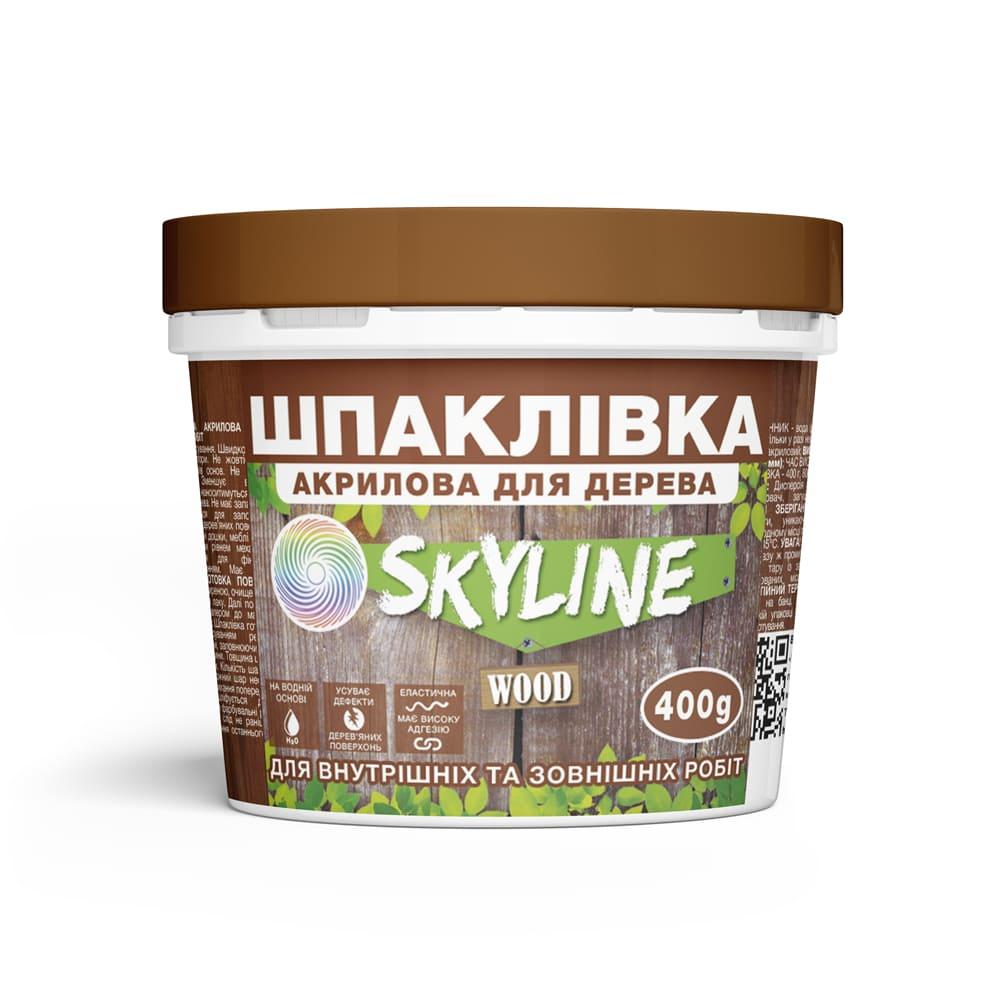 Шпаклевка для дерева готовая к применению акриловая SkyLine Wood Ясень 400 г