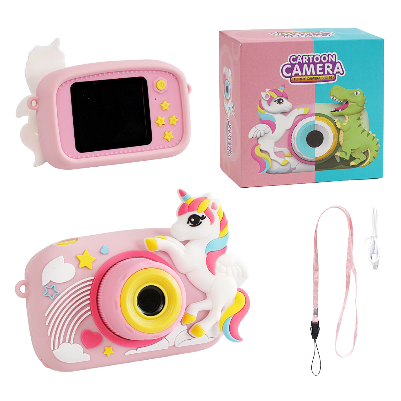 Фотоаппарат Sindeer Toys 10.5х4.5х7 см Розовый (156845)