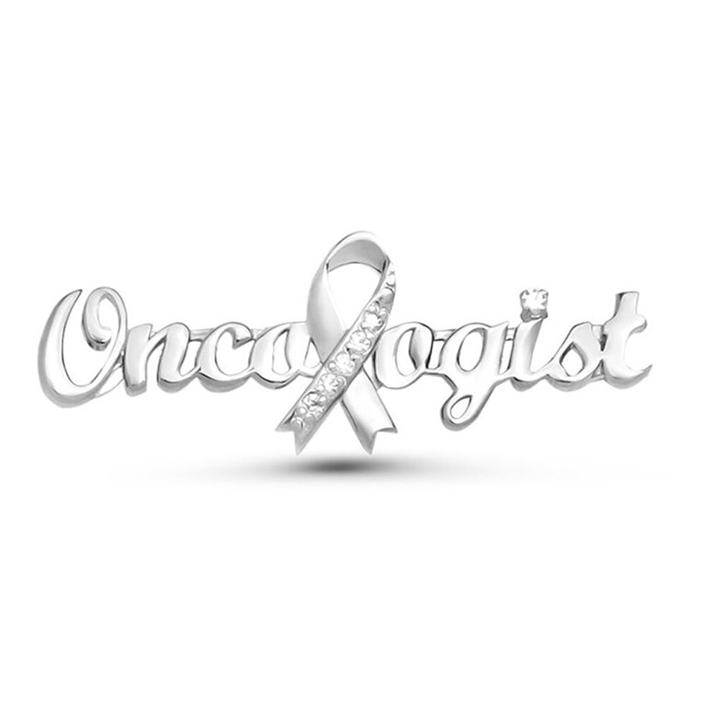 Значок BROCHE Онколог серебристый BRGV112931