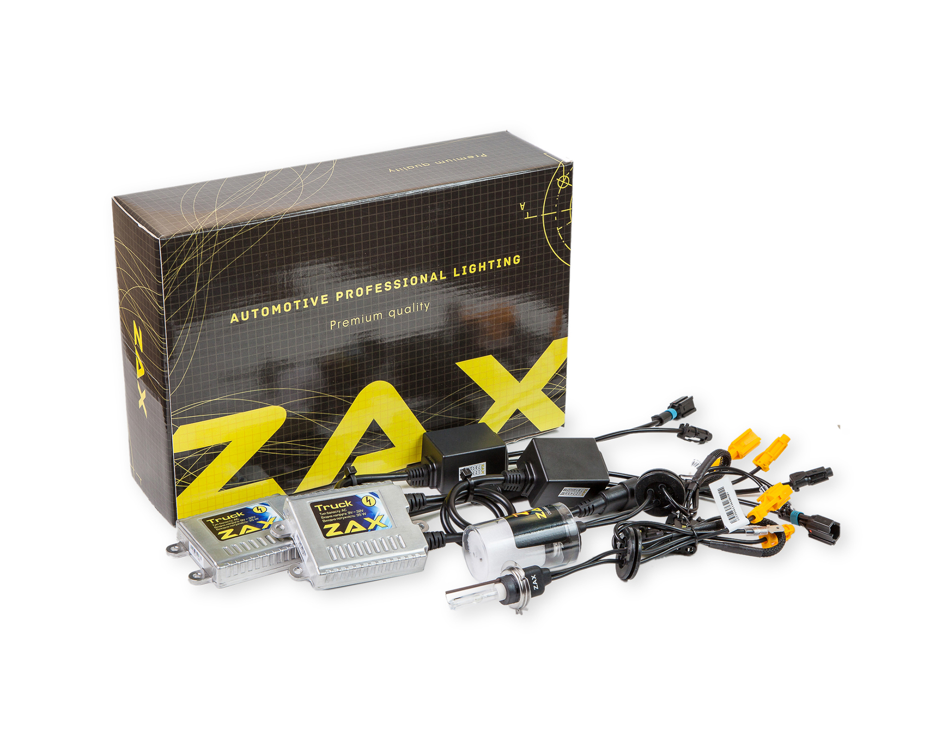 Комплект ксенона ZAX Truck 35W 9-32V H7 Ceramic 3000K