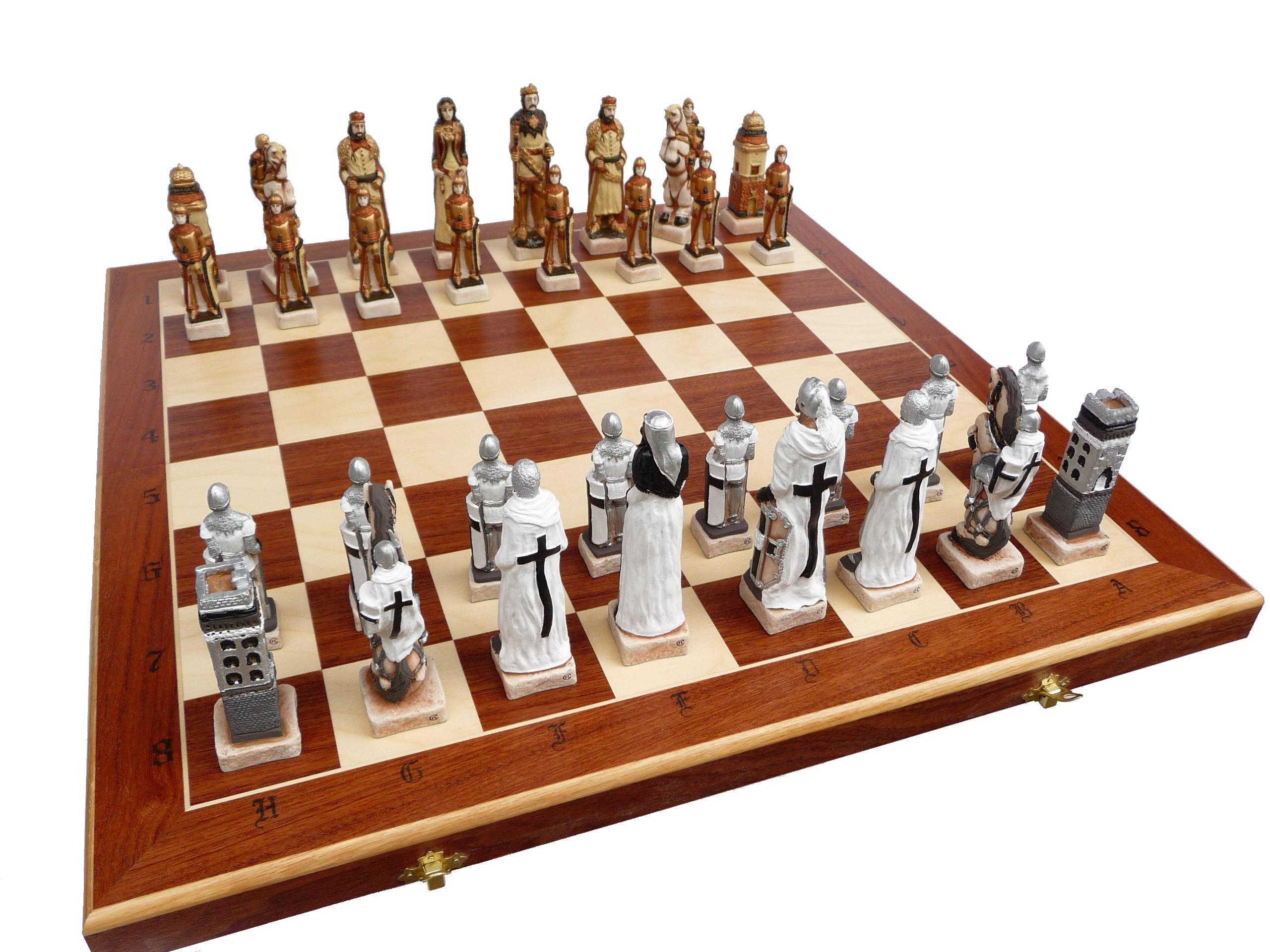 Шахматы Madon Grunwald интарсия 58.5х58.5 см (с-160)