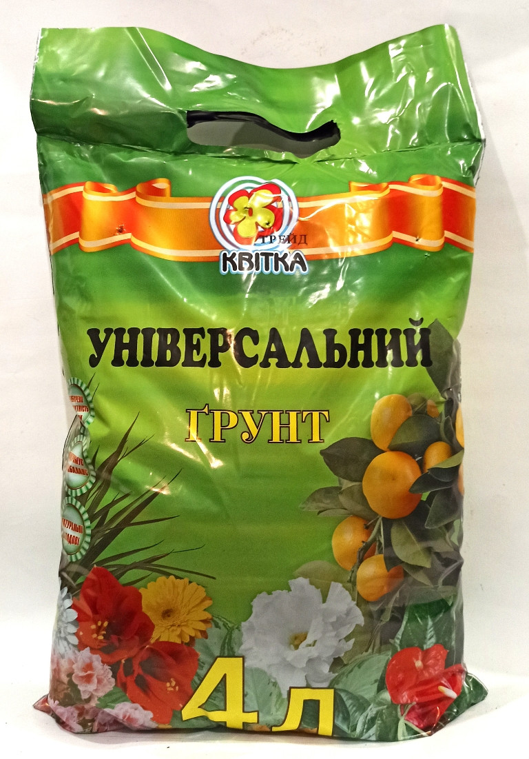 Почва универсальная Трейд Квітка 4 л
