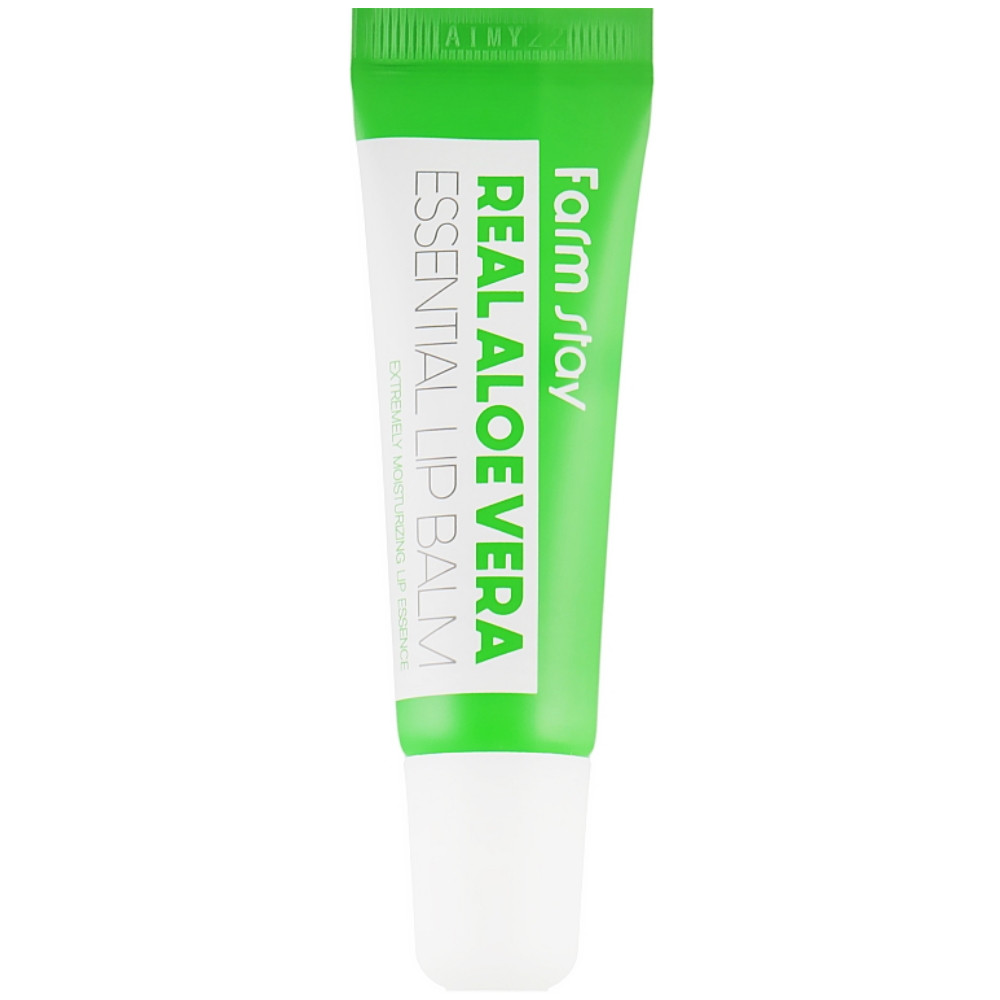 Увлажняющий бальзам для губ с соком алоэ FarmStay Real Aloe Vera Essential Lip Balm 10 мл 8809632883218