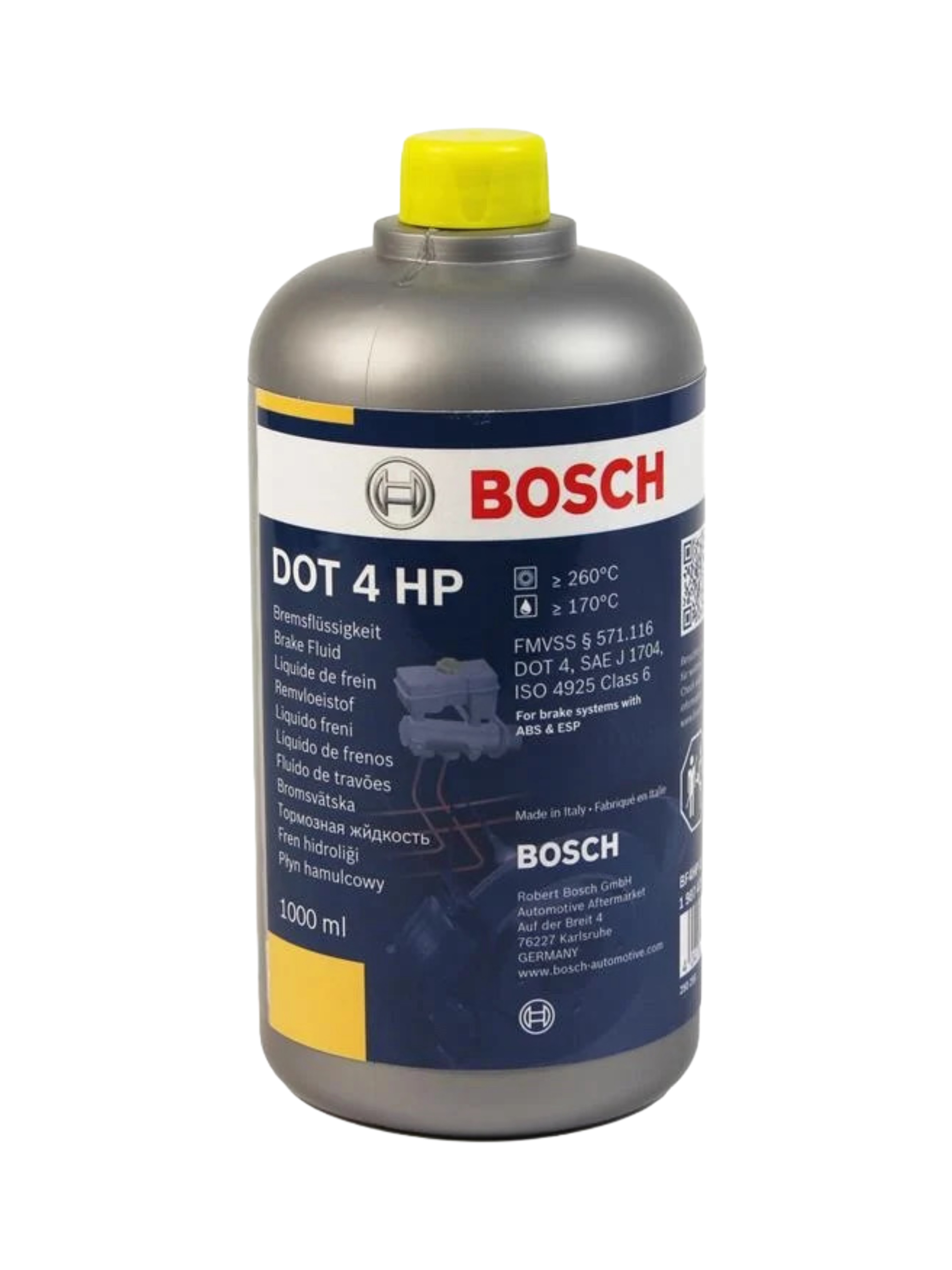 Тормозная жидкость Bosch DOT4 HP 1000 мл (1 987 479 113)