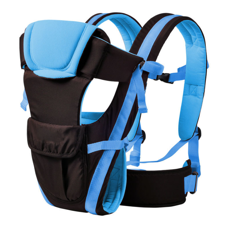 Сумка-кенгуру SUNROZ BP-14 Baby Carrier рюкзак для перенесення дитини Чорно-Синій (SUN0977)