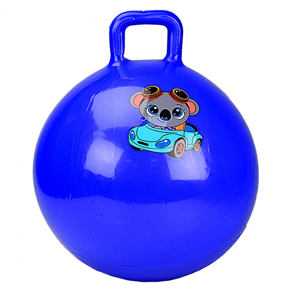 М'яч для фітнесу Metr+ CB4502 у вигляді гирі 45 см Синій