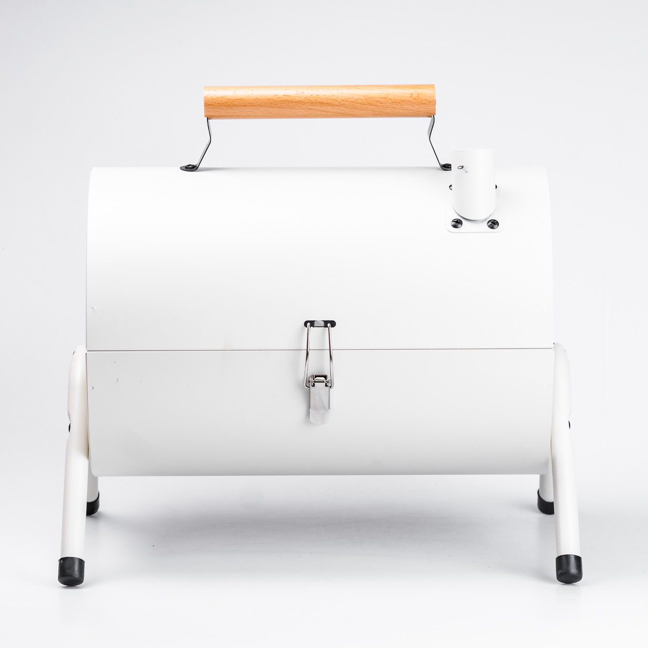 Угольный гриль двухсторонний портативный с решеткой TS Kitchen белый (HP452GBE)