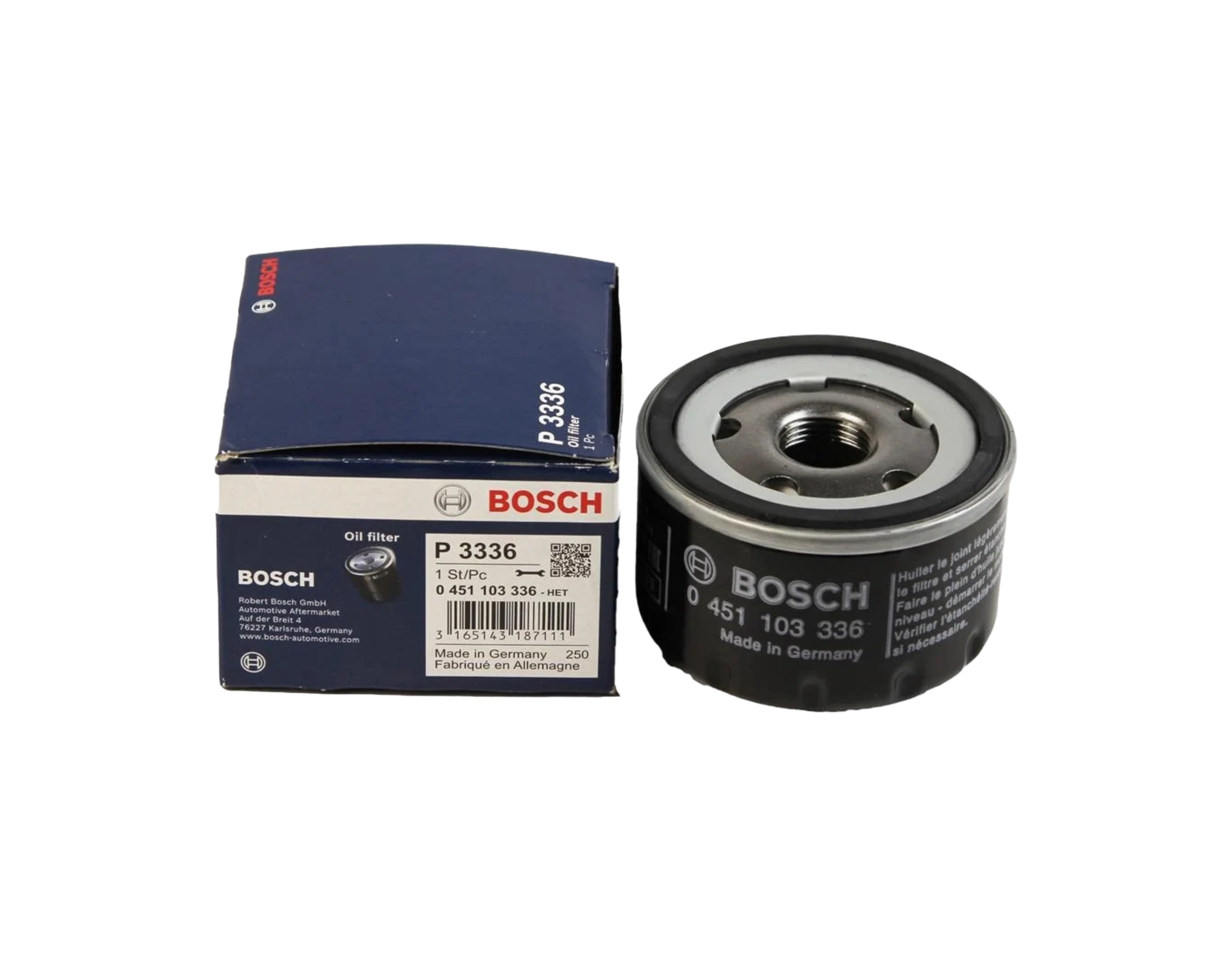 Фильтр масляный Bosch Renault Logan Dacia (0 451 103 336)