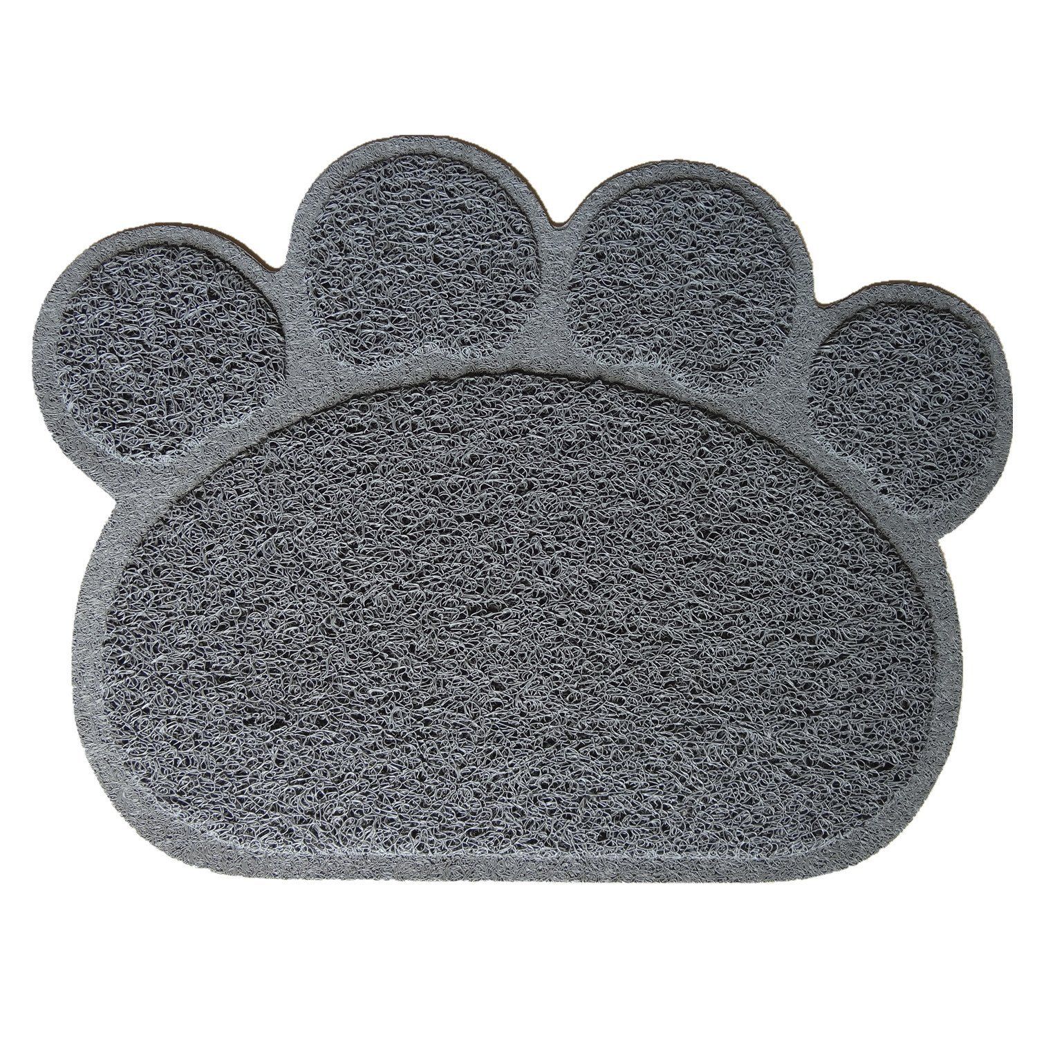 Коврик для питомца Paw Print Litter Mat Серый (R0595)