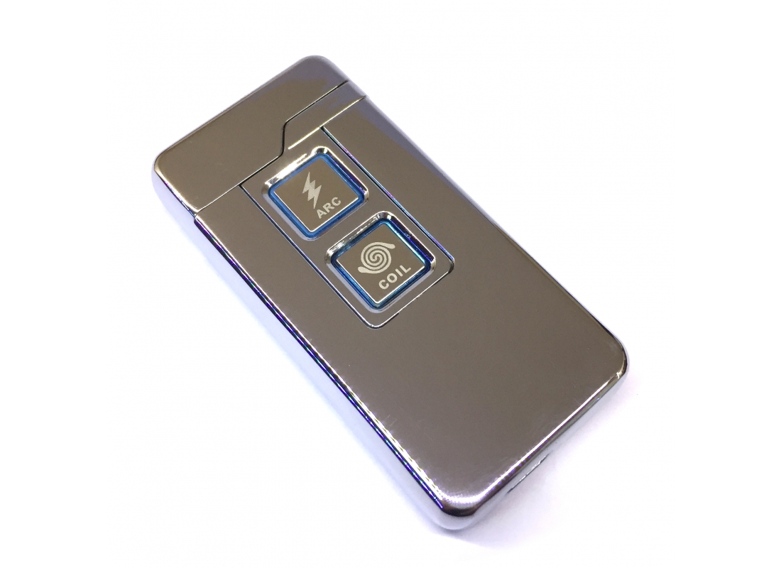 Запальничка електроімпульсна USB ZU 33172 Срібло (200481-1)