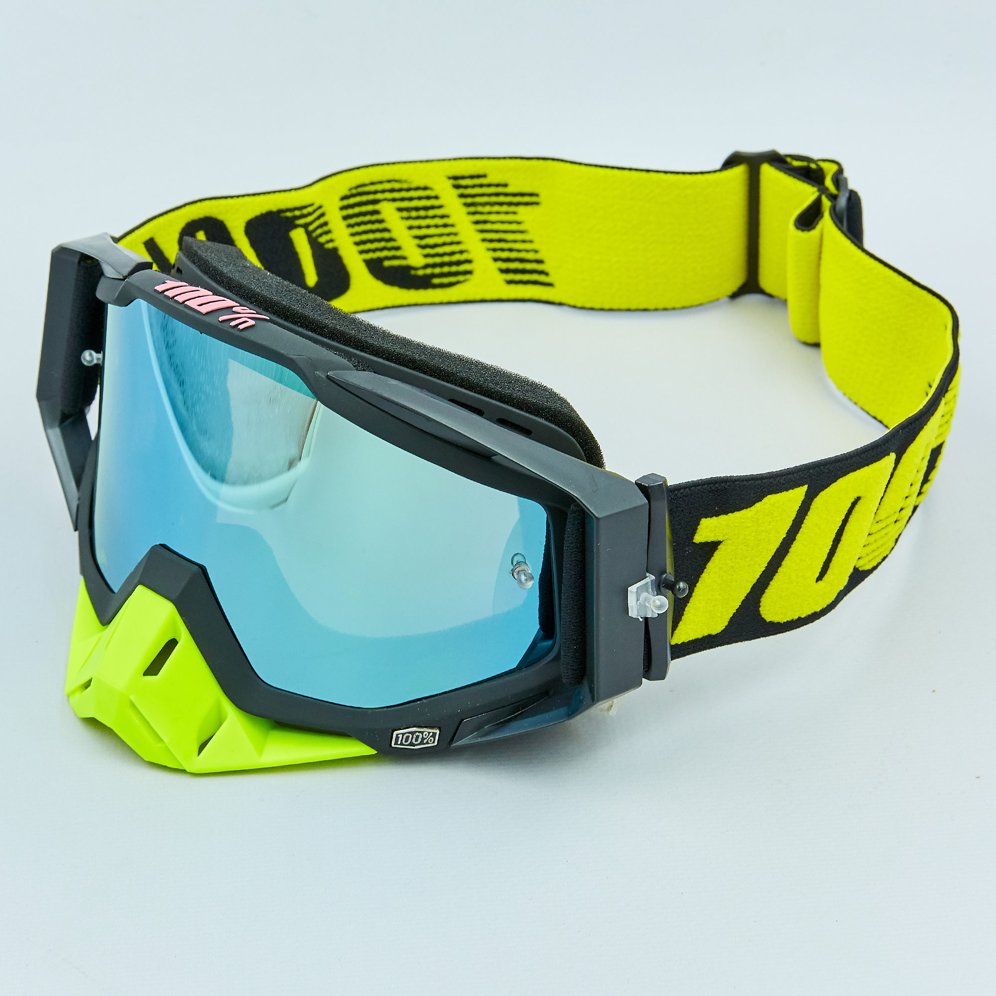Мотоочки SP-Sport MS-0739 100% Черный-Желтый