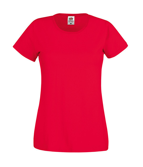 Женская футболка Fruit of the Loom S Красный (D061420040S)