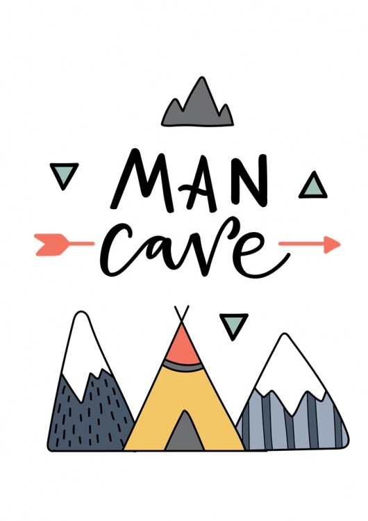 Постер у рамці Man Cave Posters 30 х 40 см (SD124125)