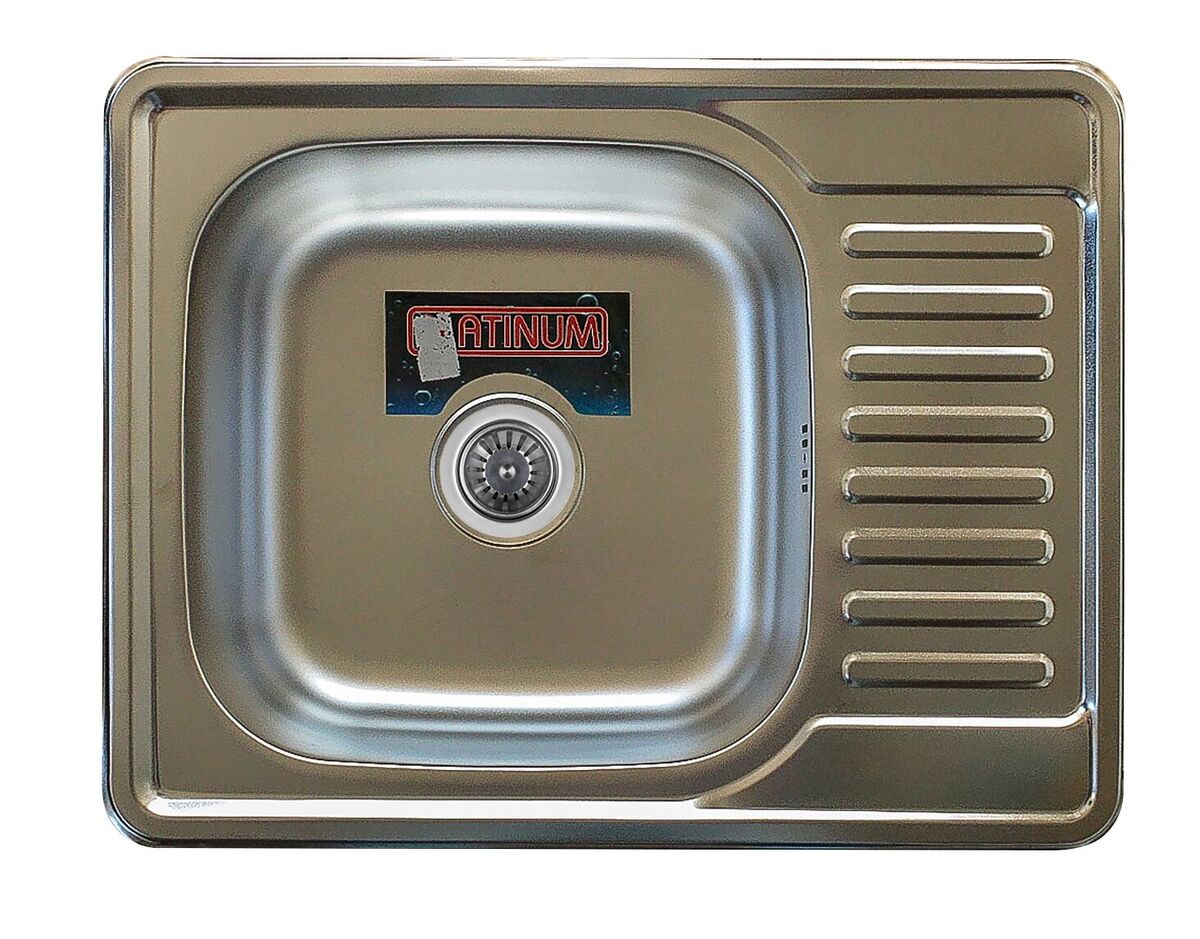 Миття кухонне з нержавіючої сталі Platinum 6550 ДЕКОР 08 / 180