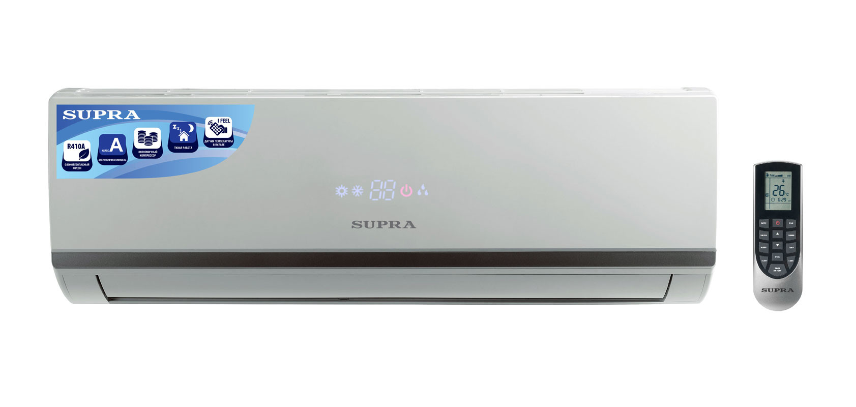 Кондиціонер Supra SA09GBDC Білий (F00155031)