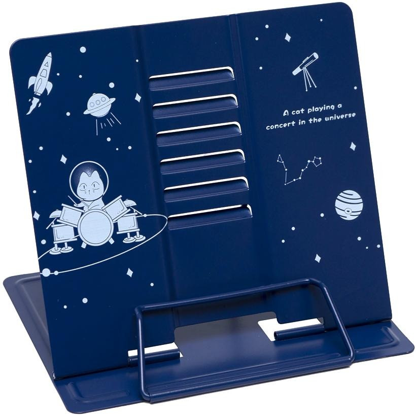 Подставка для книг "Котик Космонавт" Bambi LTS-8164 металлическая Вид 4