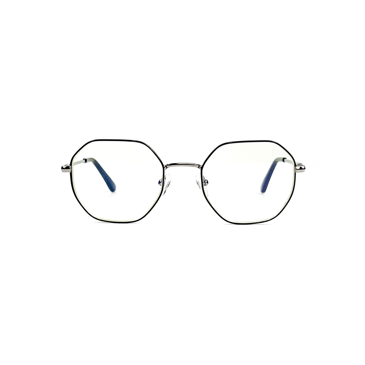 Очки для компьютера LuckyLOOK Blue Blocker Фешн-классика женские Черно-серебристый 713-413