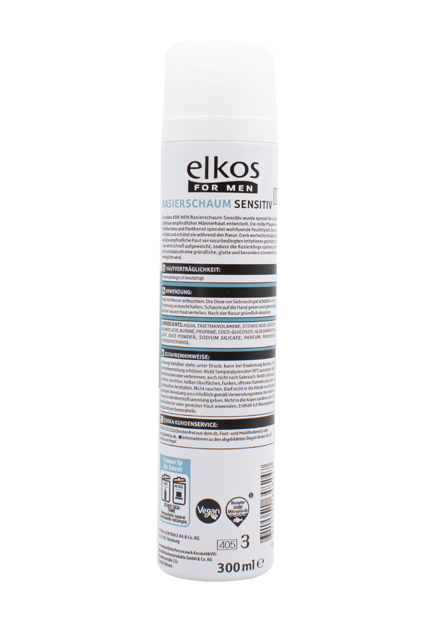 Пена для бритья Elkos Men Sensitive 300 мл