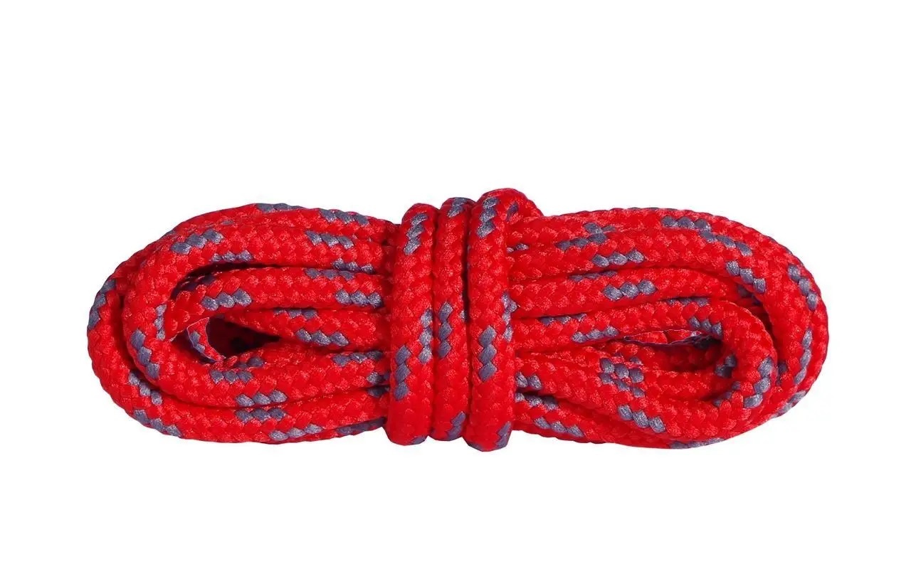 Шнурки Mountval 150 cм Красный/Серый (MOUNT-SHNUR-REDGRAY-150)