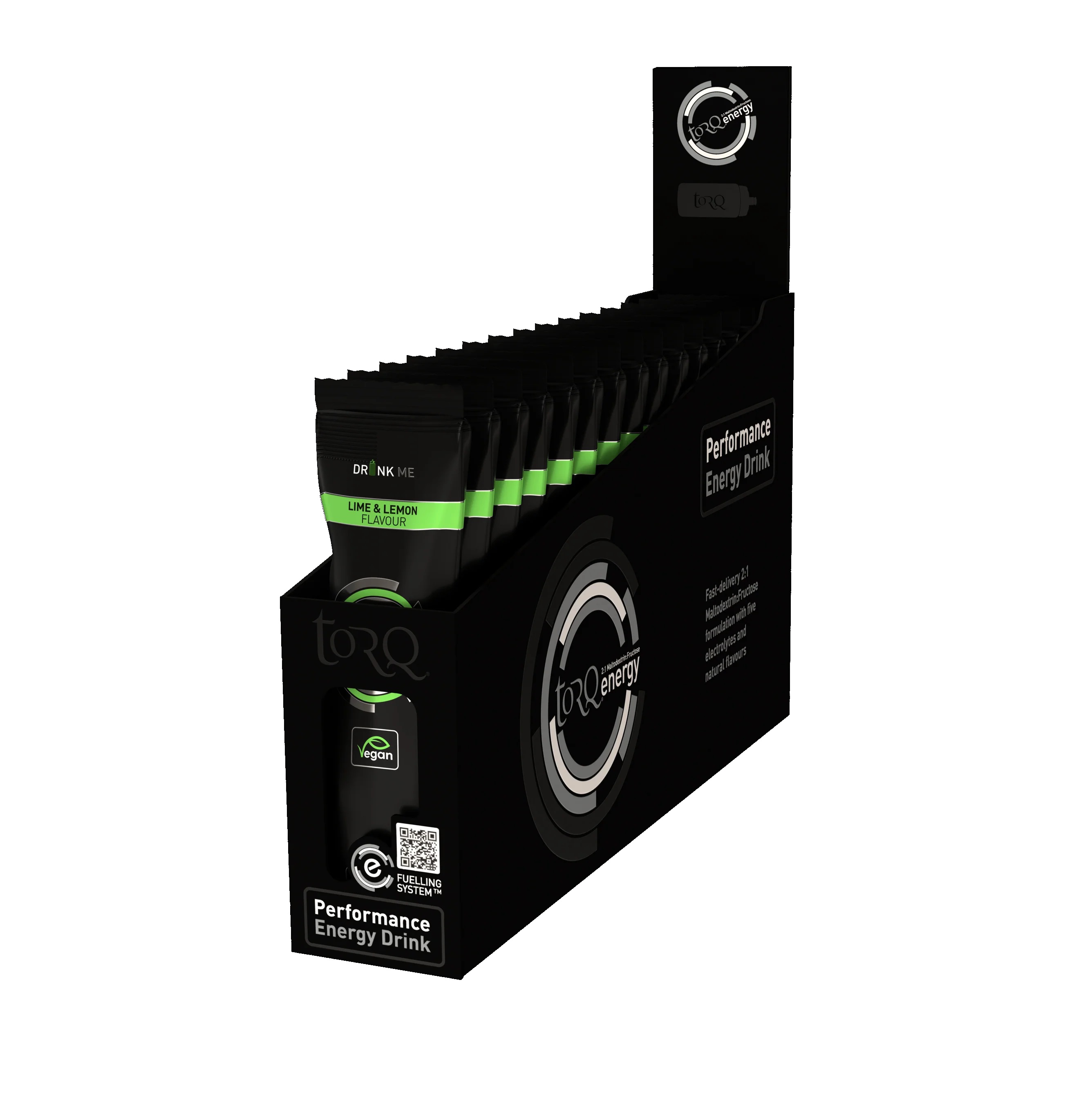 Энергетический напиток TORQ Sachet бокс 33 г 15 шт Лимон-лайм (1060-ENE-LIM-15BOX)