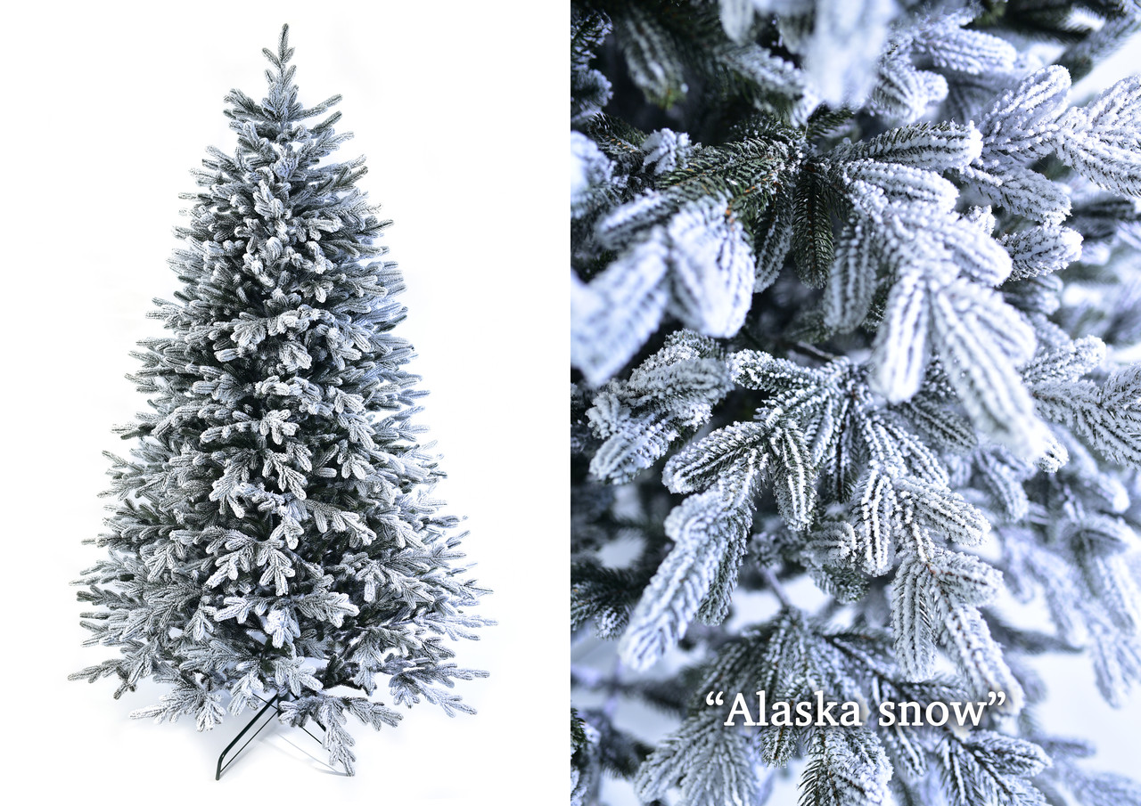 Искусственная Елка Sunlight Alaska Snow с подставкой 1,8 м