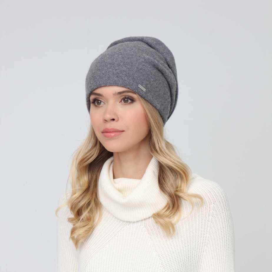 Шапка LuckyLOOK кулир 464-531 One size Серый