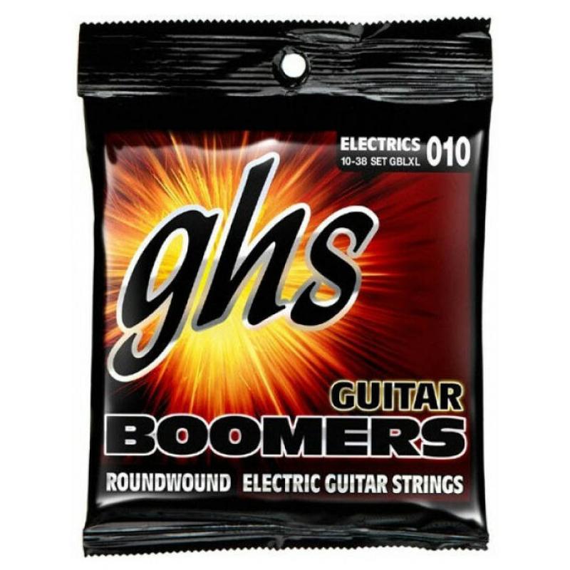 Струни для електрогітари GHS GBLXL Boomers Light/Extra Light Electric Guitar Strings 10/38
