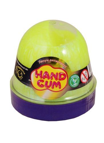 Лизун-антистресс MiC Hand gum 120 г Жёлтый (80101)