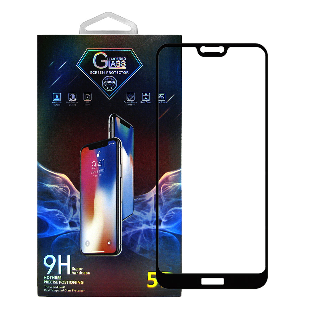 Захисне скло Premium Glass 5D Full Glue для Nokia 7.1 Black (arbc6245)